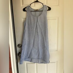 Flax Light Blue Linen Tunic / dress